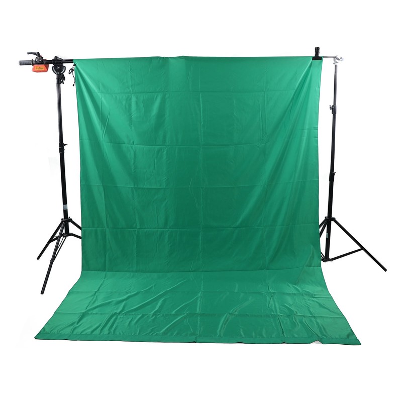 Photographic Green Screen Green Cotton Polyester Perforated Background Cloth for