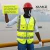 XIAKE 9 Pockets High Visibility Reflective Safety Vest, Zipper Front,