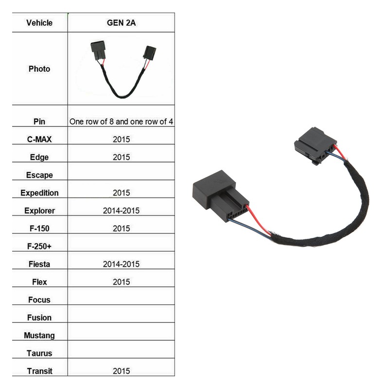 Car Media HUB Wiring Harness HC3Z 19A387 B Sensitive Flexible