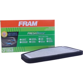 FRAM Fresh Breeze Cabin Air Filter with Arm & Hammer Baking Soda, CF10548 for Select Ford Vehicles , white