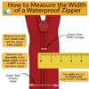 Replacement Waterproof Zip Size #5 Open End Fastener Single Slider