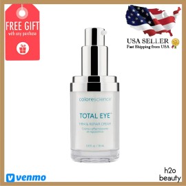 ~ COLORESCIENCE ~ colorescience Total Eye Firm & Repair Cream 0.6 OZ"NEW IN BOX"