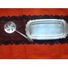 Select Rogers Cranberry Set, Gravy Boat /Tray, Pumpkin Salt Pepper,