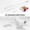 UD_G128 Combo Pack: 5 Ft Tangle Free Aluminum Spinning Flagpole