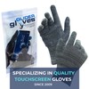 Touchscreen Gloves with Full Hand 10 Finger Touch Accuracy, Anti-Slip