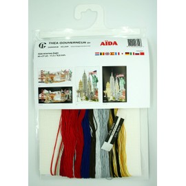 Thea Gouverneur - Counted Cross Stitch Kit - Embroidery Kit - 934A - Pre-Sorted DMC Threads - Shepherd's Dog - Aida - 9.4 x 13inch - DIY Kit