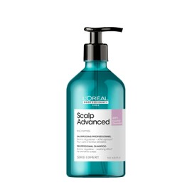 L'Oréal Professionnel Hair Shampoo for Soothing Sensitive Scalp, Scalp Advanced, Anti-Discomfort Dermo-Regulator Shampoo, 500 ml