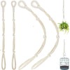 YQQKIRA520 Connectable Plant Hanging Extenders,Durable Rope Plant Hanger Extender for