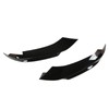2 Pcs Front Bumper Diffuser Glossy Black Left Right Lip