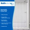 Kenney KN61455 Heavyweight 8 Gauge Waterproof PEVA Shower Curtain Liner