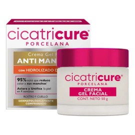 Cicatricure Porcelana Crema Gel Facial Antimanchas 50g Momento de aplicacin DaNoche Tipo de piel Normal                                               