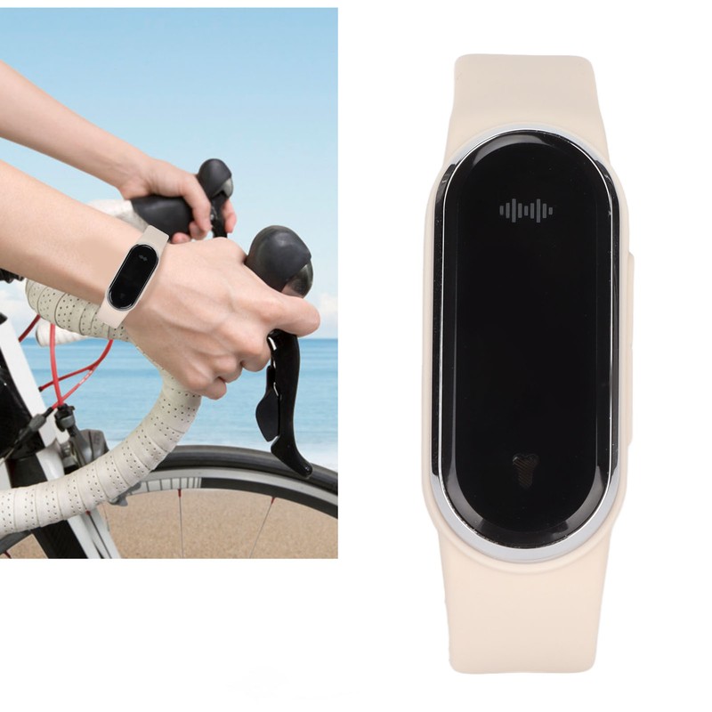 Ultrasonic Mosquito Repellent Watch Silica Gel Rechargeable LED Digital Step