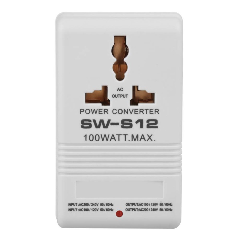 Adaptador del convertidor de voltaje 100W 110V / 120V a