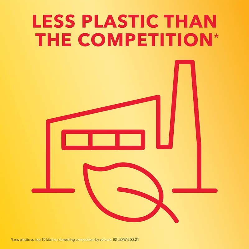 Glad Glad ForceFlex MaxStrength Tall Kitchen Trash Bags, 13 Gal,