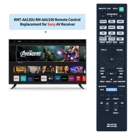 PZL RMT-AA130U Replacement Remote Control for Sony AV Receiver Home Theatre STRDH550 STR-DH750 STR-DN1060 STRDH750 STR-DH550 STRDN1060 STRDN860 STR-DN860
