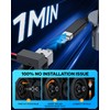 AtomBulb H1 Bulbs, 40000LM 6500K Cool White, 1:1 Mini Size,