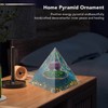 Crystal Pyramid 6CM Epoxy Positive Energy Generator Pyramid for Stress