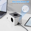 ELUTENG Ciabatta elettrica a cubo 8 in 1, con caricatore