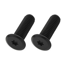 POSH FAITH 930516-K2 Motorcycle Goods Torx Slim Head Bolt (Stainless Steel/Black) (2 Pieces) M5X16mm (P-0.8) Black