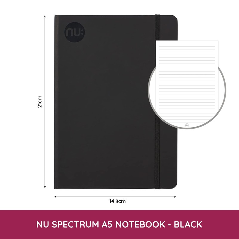 Nu: Notebooks - Black Journal - Spectrum Range - A5