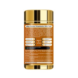 Vitaminnica Vita Tan Expert- Tanning Accelerator Capsules- Natural Sun Protector - 60 Vegan Capsules - Natural Beta Carotene with Carrot Powder, L-Tyrosine, Copper