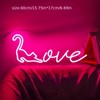 Neon sign wall decor (Pink Love)