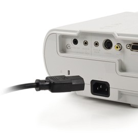 C2G Power Cord, Replacement Power Cable, Projector Power Cord, Black, 10 Feet (3.04 Meters), Cables to Go 24907