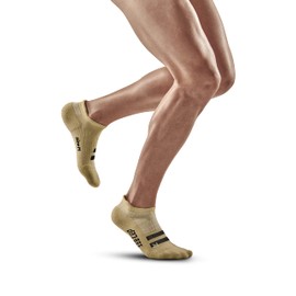 CEP Training No Show Socks - Athletic Performance Socks, sand