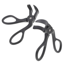 minkissy Mini Eyelash Curler Kit 2pcs for Girls Lightweight Handheld Lash Curling Tool Natural Handle