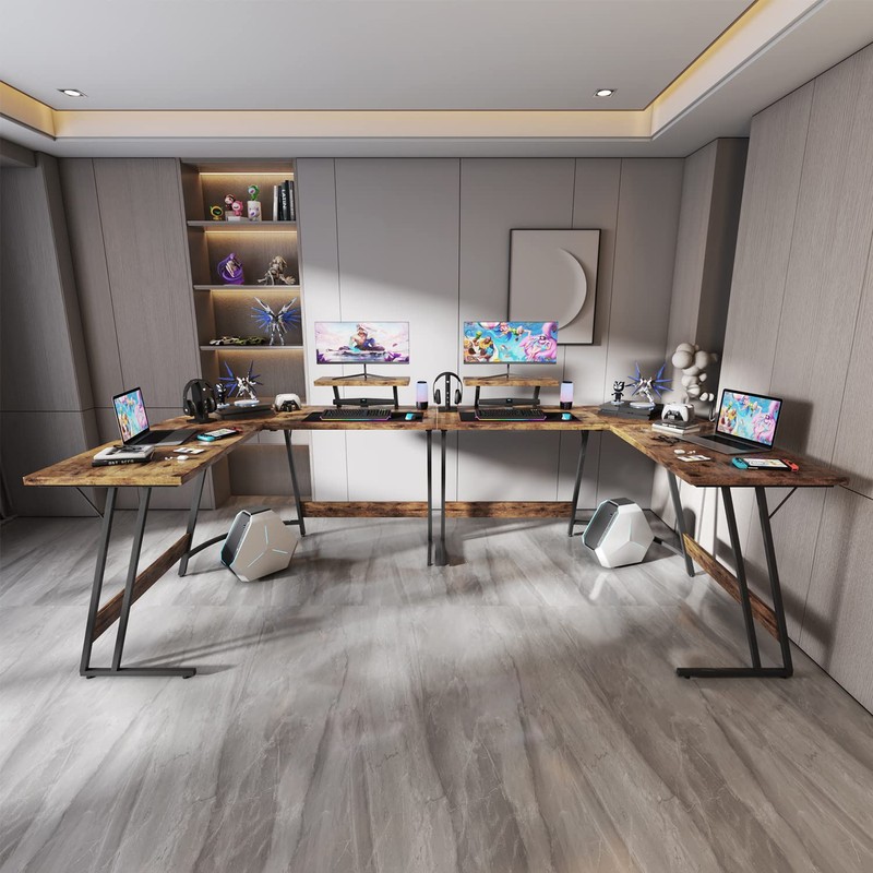 Homall L Shaped Gaming Desk Computer Corner Desk PC Gaming
