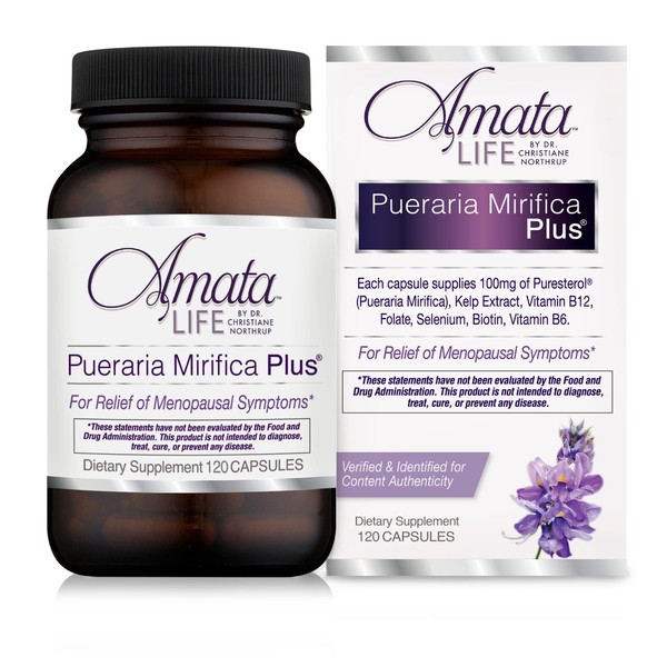 Amata Life by Dr. Christiane Northrup Pueraria Mirifica Plus Capsules 60 Day