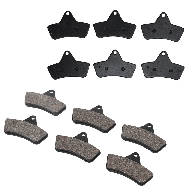 6PCS Brake Pads Low Noise Aging Resistant Consistent Braking Replacement