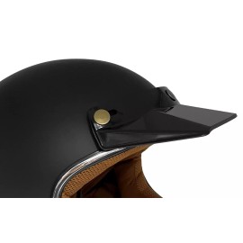 GDM Sun Visor for GDM Rebel retro Motorcycle Helmet 3 snap