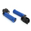 MC MOTOPARTS POLE Blue CNC 25mm Extension Riser Front Foot