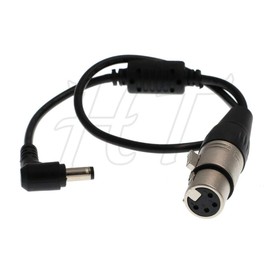 DSLR Monitor XLR 4 Pin Female DC 5.5x2.5mm Barrel Plug Power Cable for Blackmagic Design Studio Camera