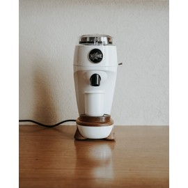 Normcore White Portafilter Dosing Cup 58 mm | Portafilter Dosing Cup | Coffee Dosing Container | Dosing Cup for Portafilter | Non-Stick Coating White Stainless Steel