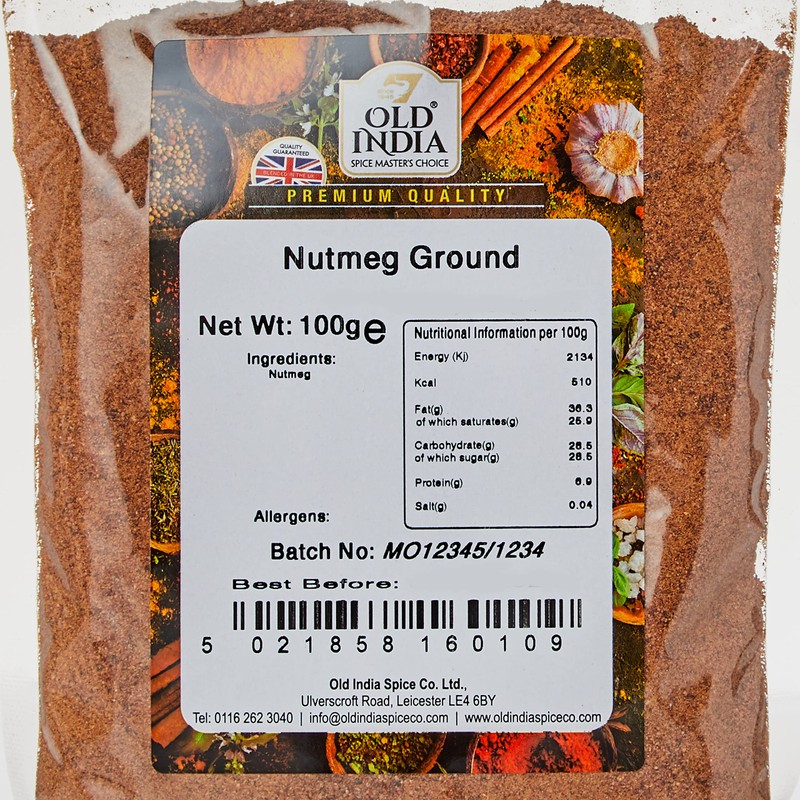 Old India Nutmeg Ground 100g