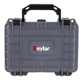 Eylar Protective Hard Case Water & Shock Proof w/Foam TSA Approved 8.12 inch 6.56 inch 3.56 inch (Gray)