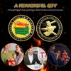 6 Pcs Dumpster Fire Challenge Coin Funny Desk Accessories Hilarious