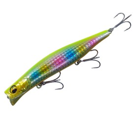 momo Lure, Sea Bass Lure, Kagemusha, Kagemusha, 124F Plus, 0.8 oz (22 g), BKK High Grade Hook Equipment, Floating (Lens Chart Candy)
