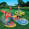 BANZAI Aqua Blast Obstacle Course Inflatible Obstacle Course