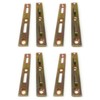 METAL MAGERY Bed Rail Fasteners 4" Set of 4 Bed