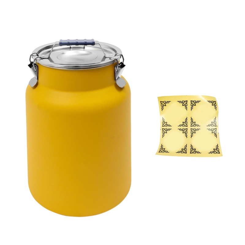 Rice Storage Container, Stainless Steel Airtight Canister 3.2Gal Canisters Container