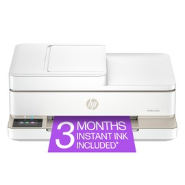 HP Envy 6555e Wireless All-in-One Color Inkjet Printer, Print, scan, Copy, Duplex Printing Best-for-Home, 3 month Instant Ink trial included (714N5A)