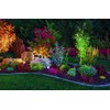 Lunartec Solar Garden Plug: RGB CCT LED Spot with Bluetooth,