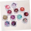 Healvian 36 Pcs DIY Manicure Charm Sequins Heart Design Nails