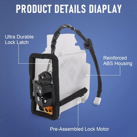 69110-0C041 Trunk Latch Lock Actuator Fit for Toyota Sequoia 2008-2021 Trunk Latch Tailgate Liftgate Lock Actuator Back Hatch Latch Rear Power Door Lock Assembly Replace# 69110-0C040 69110-0C041