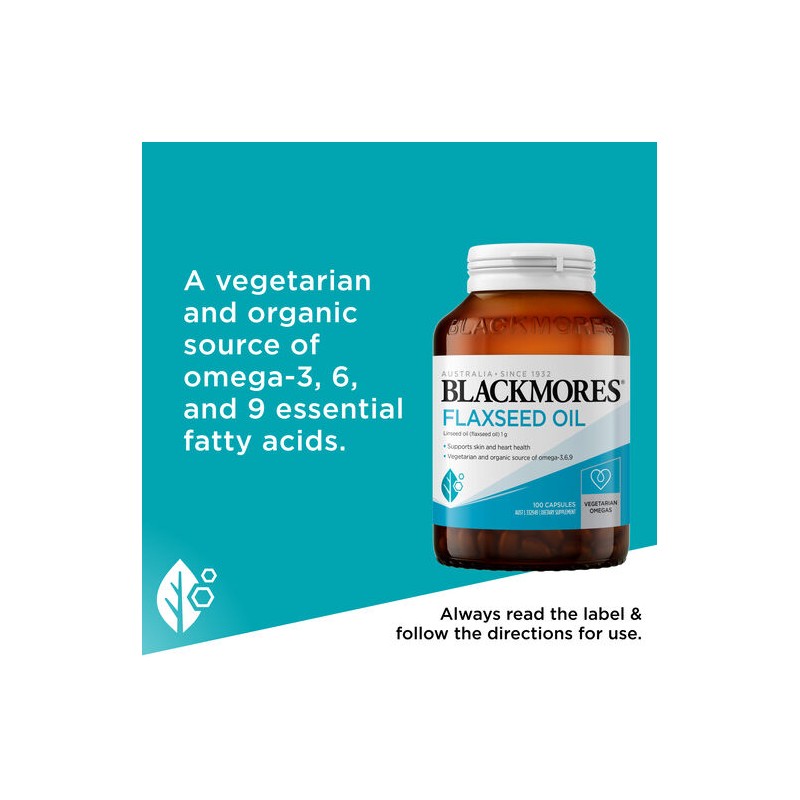 Blackmores Flaxseed Oil 100 Capsules
