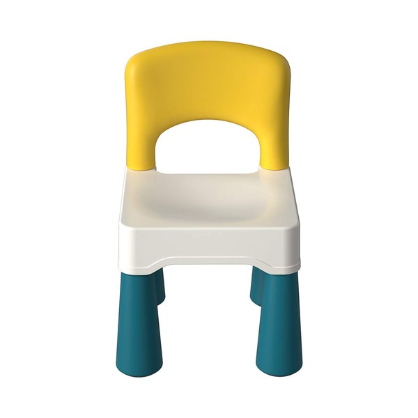 burgkidz Plastic chair with curved backrest, perfect addition to the