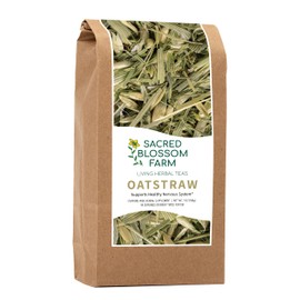 Oatstraw, Organically Grown in Wisconsin | 7.0 oz | 99 Servings | Sacred Blossom Farm | Herbal Tea & Medicinal Herbs | Loose Leaf | Regenerative Farming | Single Source | Avena sativa